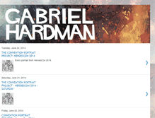 Tablet Screenshot of gabrielhardman.com